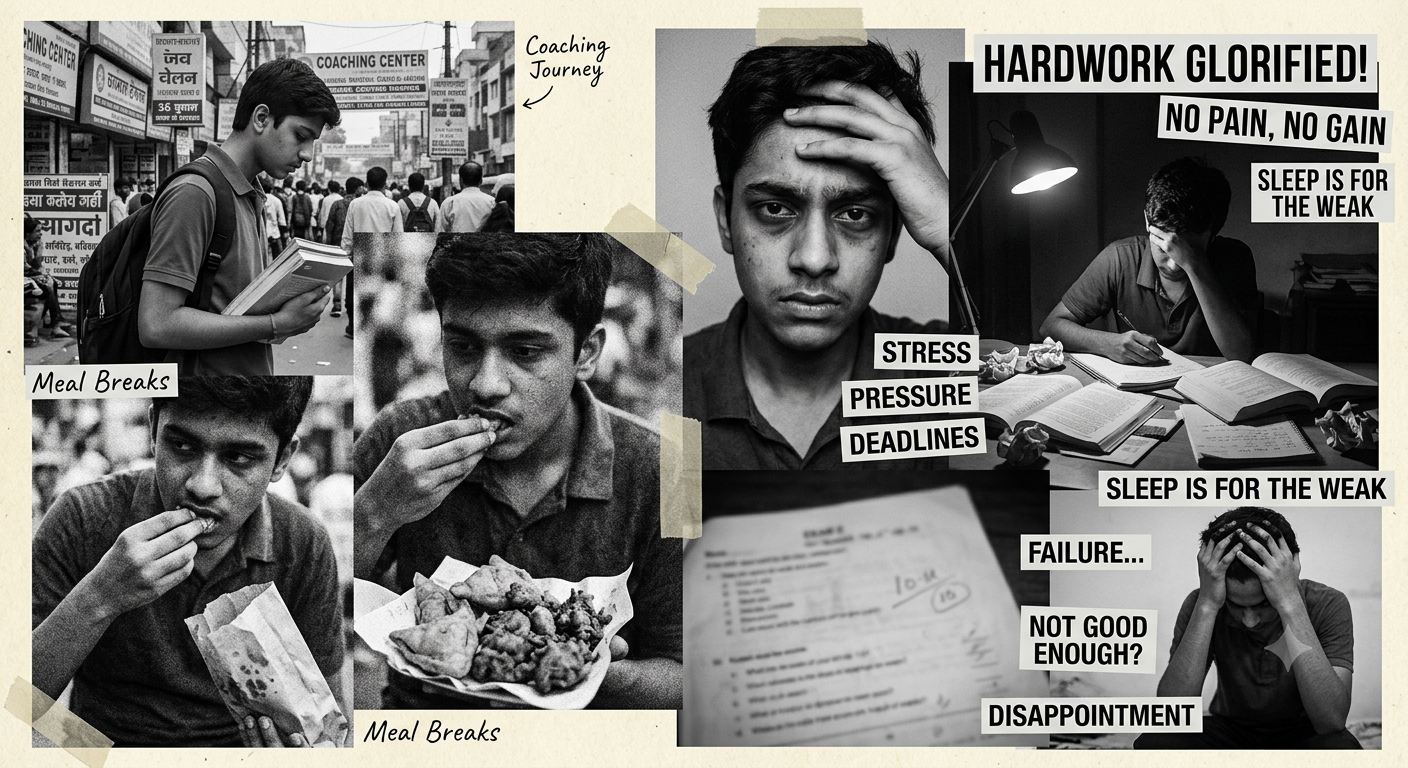 The Real Cost of India’s Coaching Culture: How JEE/NEET Prep Is Silently Wrecking Students’ Health (And Nobody’s Talking About It)